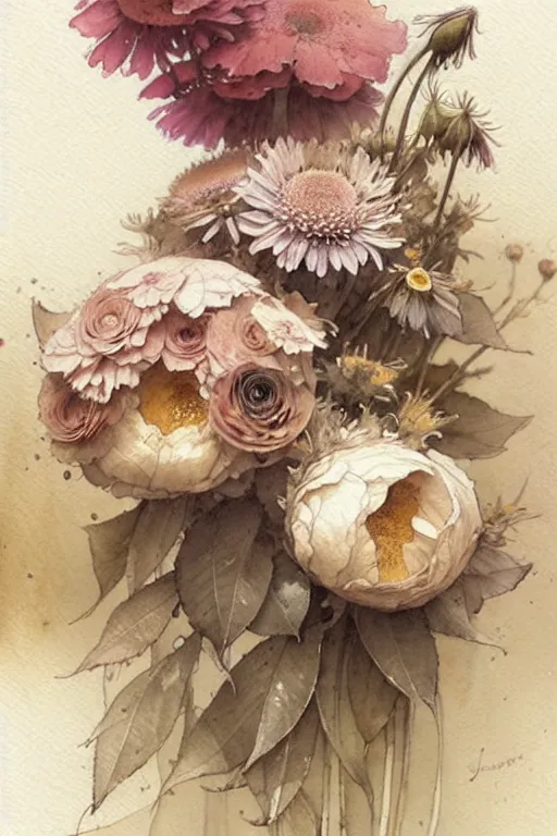 Image similar to ( ( ( ( ( 1 loose watercolor of flowers. muted colors. ) ) ) ) ) by jean - baptiste monge!!!!!!!!!!!!!!!!!!!!!!!!!!!!!!