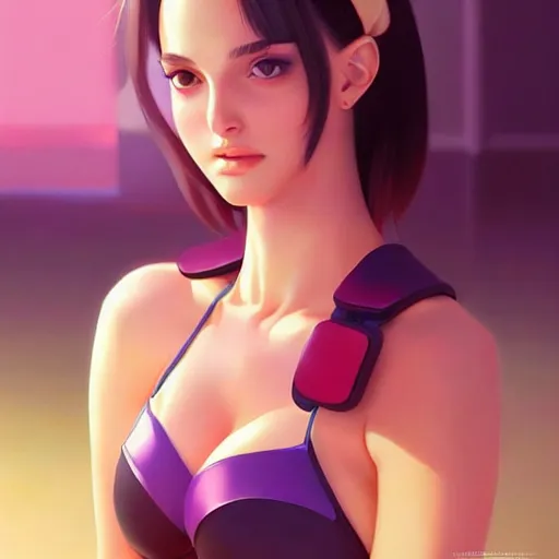 Image similar to a beautiful young kayo shibuya natalie portman alluring gravure model, by akira toriyama and wlop and ilya kuvshinov and artgerm and, aesthetic, gorgeous, stunning, alluring, attractive, artstation, deviantart, pinterest, digital art