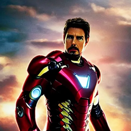 Image similar to tom cruise as iron man