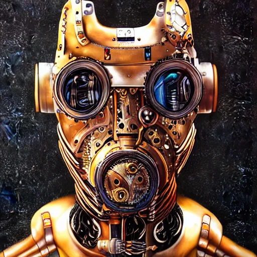 Image similar to portrait of cybernetic kanye west, biomechanical, steampunk, art by joe mudureira + Tim Shumate + Ross Tran