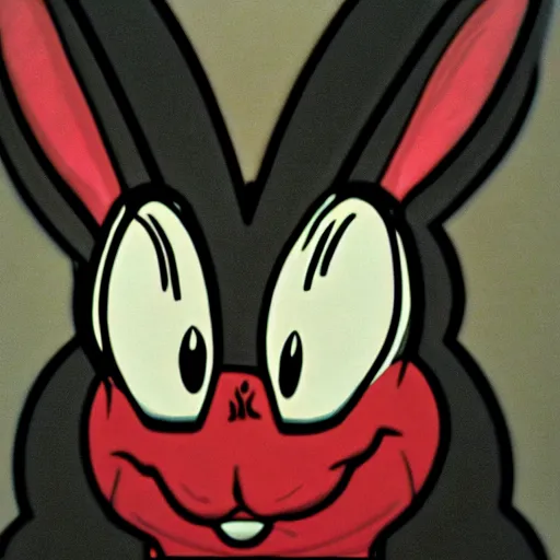 Prompt: demonic bugs bunny