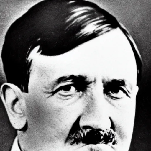 Prompt: closeup adolf hitler mugshot