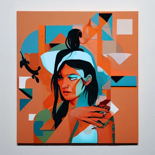 Prompt: Painting of Atomsk by Sachin Teng, asymmetrical, Organic Painting ,geometric shapes, Smoke, hard edges, energetic, graffiti, street art:2 by Sachin Teng:4