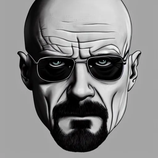 Image similar to walter white in death note, high quality, trending on artstation, 4 k