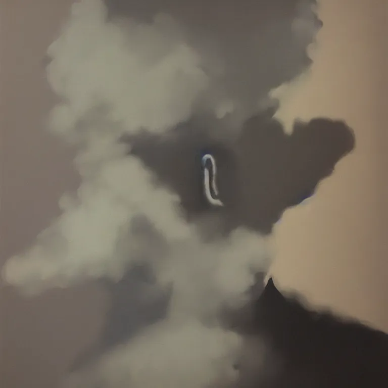 Image similar to man made out of smoke, ghost, , painted by Edward Hopper, painted by James Gilleard, airbrush