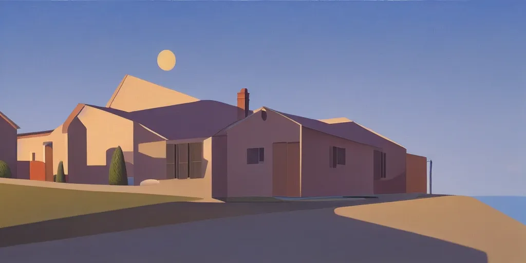 Image similar to the sun, blue sky, summer evening, kenton nelson