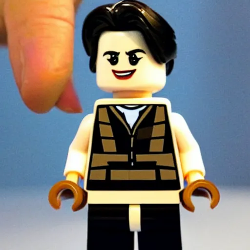 Prompt: johhny depp as a lego figure