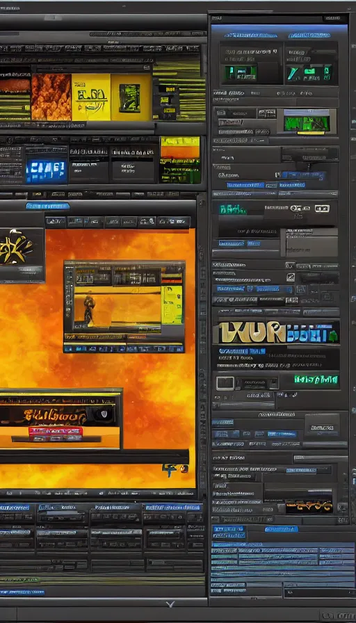 Image similar to winamp player skin