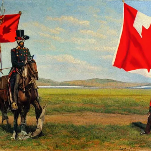 Image similar to the american was of canadian annexation 1 8 9 3 painting