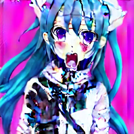 Image similar to gawr gura, 1 girl, virtual youtuber, hood, animal hood, multicolored hair, solo, blue eyes, sharp teeth, teeth, white background, safe