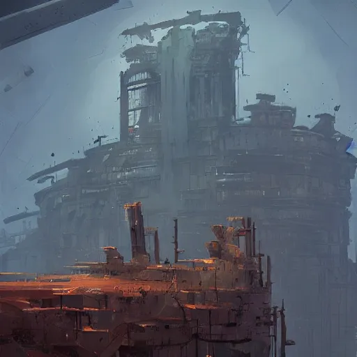 Image similar to an incredible mega structure by ian mcque