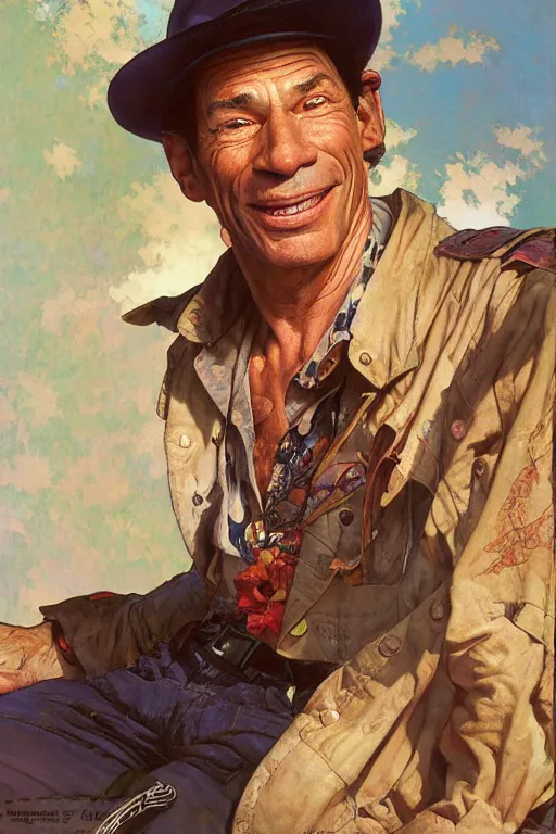 Image similar to Ernest P. Worrell portrait by Stanley Artgerm Lau, greg rutkowski, thomas kindkade, alphonse mucha, loish, norman Rockwell