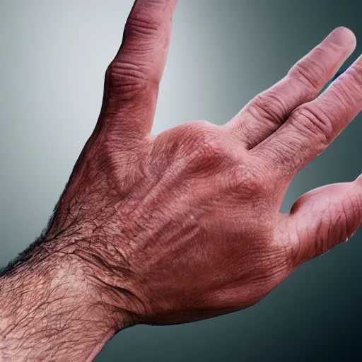 Prompt: photorealistic hand!!!!!, stock photo, 4 k photorealism, by andor kollar and pablo perdomo, trending on unsplash, 4 k quality, intricately defined, complexly detailed