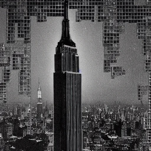 Prompt: The Empire State Building in a parallel universe, designed by Antoni Gaudi