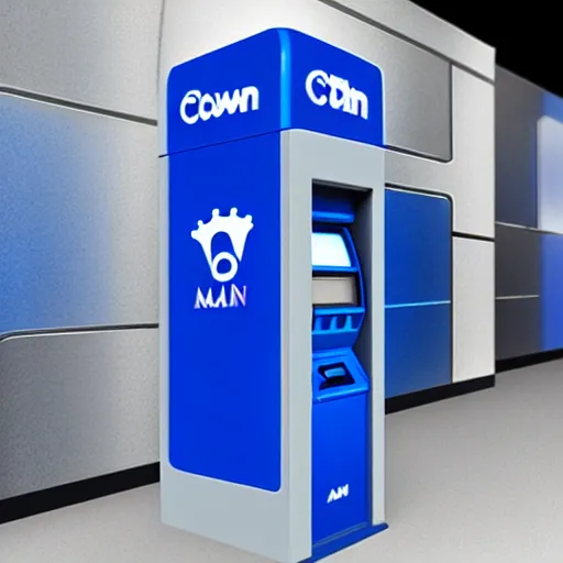 Image similar to blue atm with crown logo