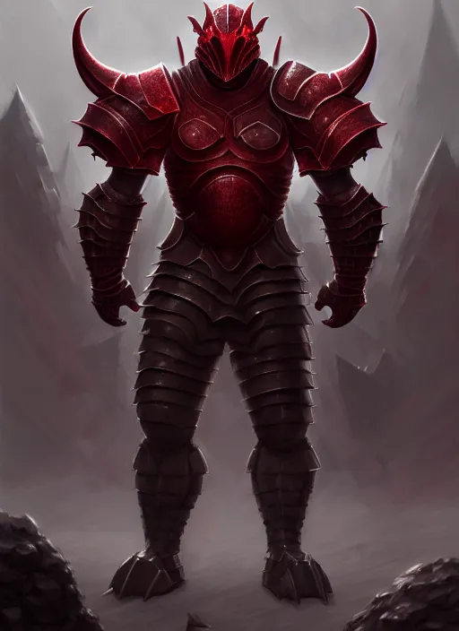 Image similar to heavy armor!!! muscular and tall crimson dnd male dragonborn!! draconian!! character concept art, sharp focus, octane render! unreal engine 5! highly rendered!! trending on artstation!! detailed linework!! illustration by artgerm, wlop, and chie yoshii