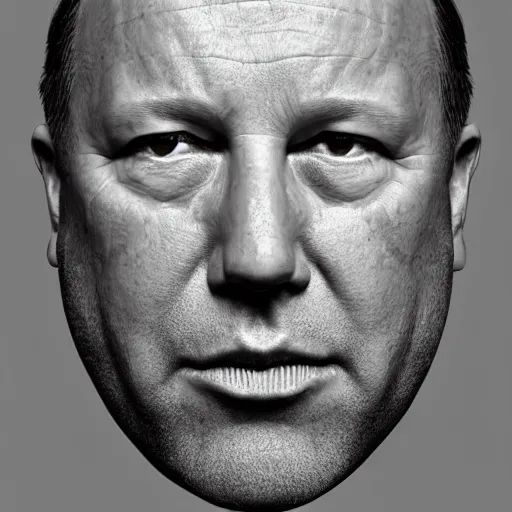 Image similar to hyperrealistic mixed media image of a scantily dressed alex jones from info wars, stunning 3 d render inspired art by istvan sandorfi and greg rutkowski, perfect facial symmetry, realistic, highly detailed attributes and atmosphere, dim volumetric cinematic lighting, 8 k octane extremely hyper - detailed render, post - processing, masterpiece,