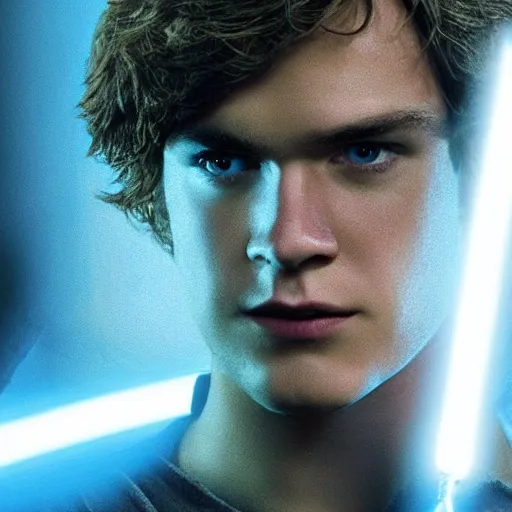 Image similar to joah hill as anakin skywalker in star wars episode 3, 8k resolution, full HD, cinematic lighting, award winning, anatomically correct