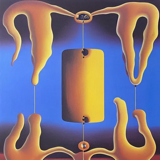 Prompt: inflation, money and supply chain hurting global population, abstract surreal oil painting by salvador dali - w 7 6 8