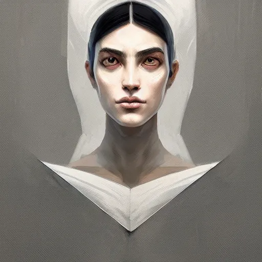 Prompt: a symmetrical portrait by greg rutkowski, digital art, unreal engine 5, trending on artstation, deviantart, pinterest, rule of thirds, 4 k uhd image