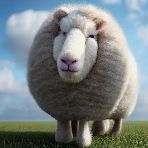 Prompt: Infinity recursion grand sheepzilla , hyperrealism, no blur, 4k resolution, ultra detailed-i