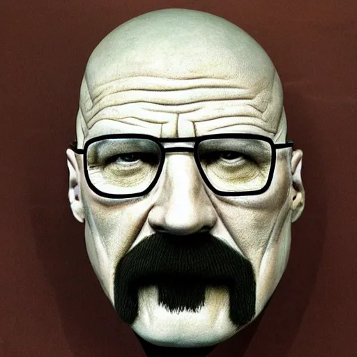 Prompt: Walter White covid mask