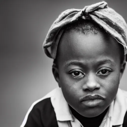 Image similar to the face of young juice wrld at 1 years old, black and white portrait by julia cameron, chiaroscuro lighting, shallow depth of field, 8 0 mm, f 1. 8