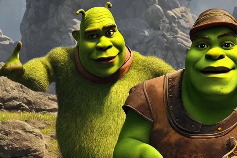 Image similar to shrek in apex legends