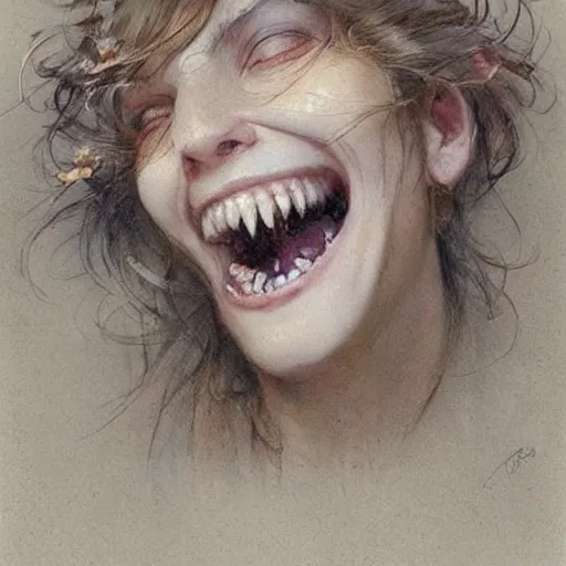 Image similar to (((((Invisalign teeth . muted colors.))))) by Jean-Baptiste Monge !!!!!!!!!!!!!!!!!!!!!!!!!!!