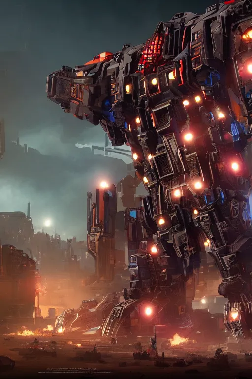 Image similar to Cybertron, Hot Topic for Decepticons, long shot, cinematography by Wes Anderson, 4k octane render, intricate detail, photorealistic , cinematic lighting, Artstation