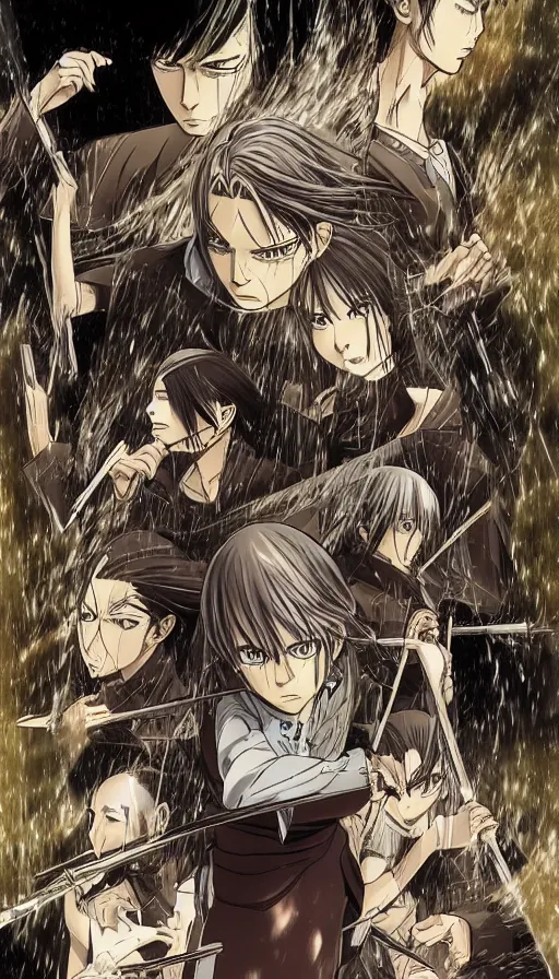 Image similar to a mysterious place of forbidden loathing, by hajime isayama