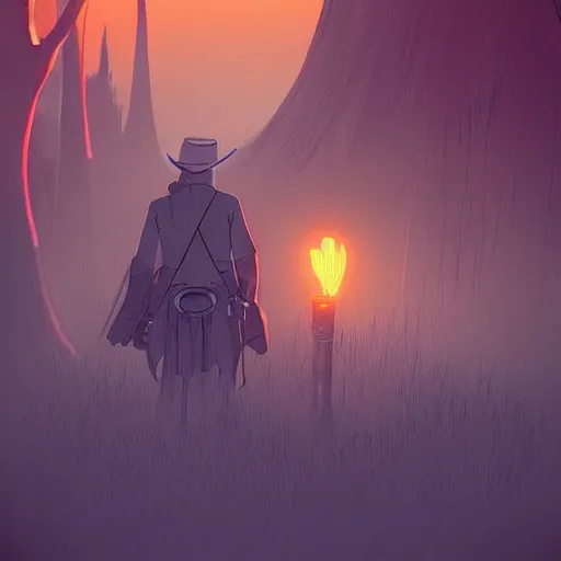 Prompt: #fantasy Western Animation style, grieve in stereo it doesn't go away, a luminism on the life stage trending on artstation