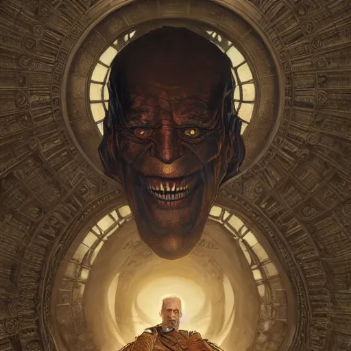 Prompt: president joe biden as reptiliod, conspiracy, ultra realistic, concept art, intricate details, eerie, highly detailed, photorealistic, octane render, 8 k, unreal engine. art by artgerm and greg rutkowski and alphonse mucha