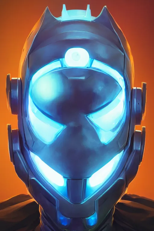 Image similar to epic mask helmet robot ninja portrait stylized as fornite style game design fanart by concept artist gervasio canda, behance hd by jesper ejsing, by rhads, makoto shinkai and lois van baarle, ilya kuvshinov, rossdraws global illumination radiating a glowing aura global illumination ray tracing hdr render in unreal engine 5