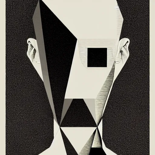 Image similar to white conceptual figurative post - morden monumental abstract portrait made by escher and piranesi, highly conceptual figurative art, intricate detailed illustration, illustration sharp geometrical detail, vector sharp graphic, controversial poster art, polish poster art