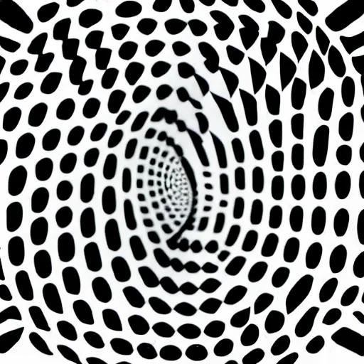 Image similar to optical illusion image, circles, squares, lines, black and white, subliminal, secret shape, hidden shape, message, illusion, visuals, waves, foucus, quality