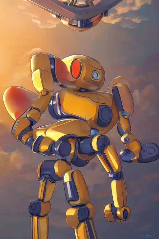 Image similar to metabots medabots medarotto medarot robot minimalist comics, behance hd by jesper ejsing, by rhads, makoto shinkai and lois van baarle, ilya kuvshinov, rossdraws global illumination ray tracing hdr radiating a glowing aura