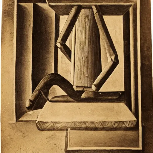 Image similar to a lithography photographic print of an exotic object on display in a room | hybrid meaning | anthropology of thoughts | precolombian modernism | high quality