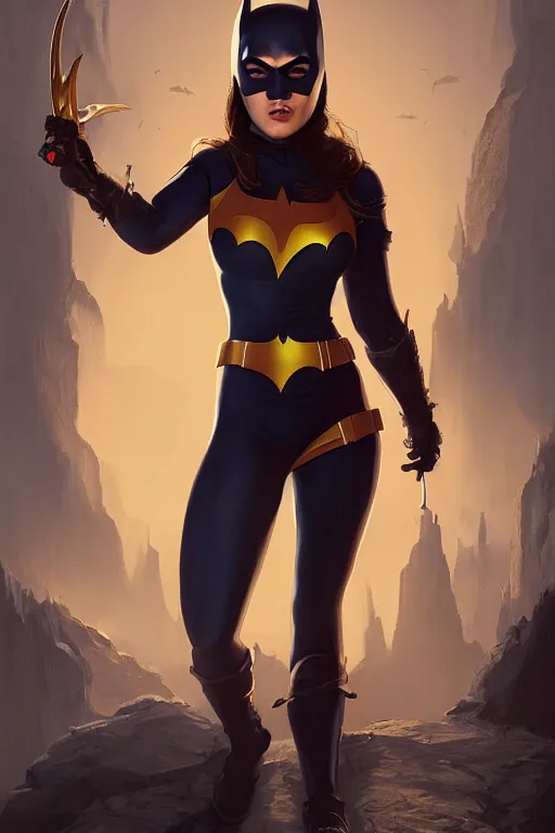 Prompt: portrait of Young Jennifer Connelly as Batgirl , face portrait, raphael lacoste, eddie mendoza, alex ross, concept art, matte painting, highly detailed, rule of thirds, dynamic lighting, cinematic, detailed, denoised, centred