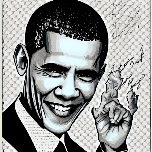 Image similar to Obama as a super saiyan