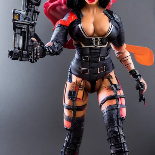 Image similar to the baroness from hasbro g. i joe, 8 k hyperdetailed, photo realistic