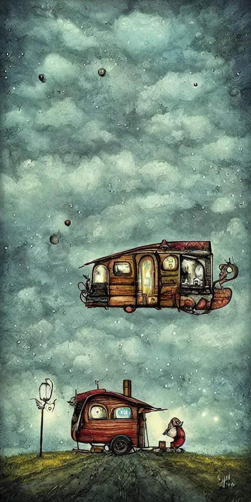 Image similar to a caravan by alexander jansson