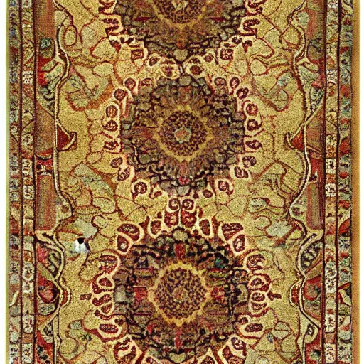 Image similar to close - up photo persian kiwi ornaments rug