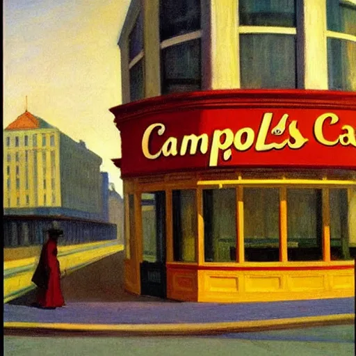 Image similar to Campbells by Edward hopper