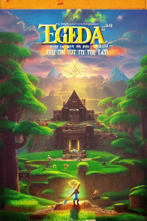 The Legend of Zelda: A Link to the Past Limited Edition Print - Sacred Grove