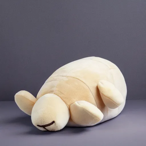 Image similar to a walrus plush. beautifully made, detailed, cute, soft. high quality, studio lighting, product image