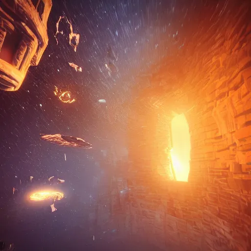 Prompt: “Searching through time and space, unreal engine”