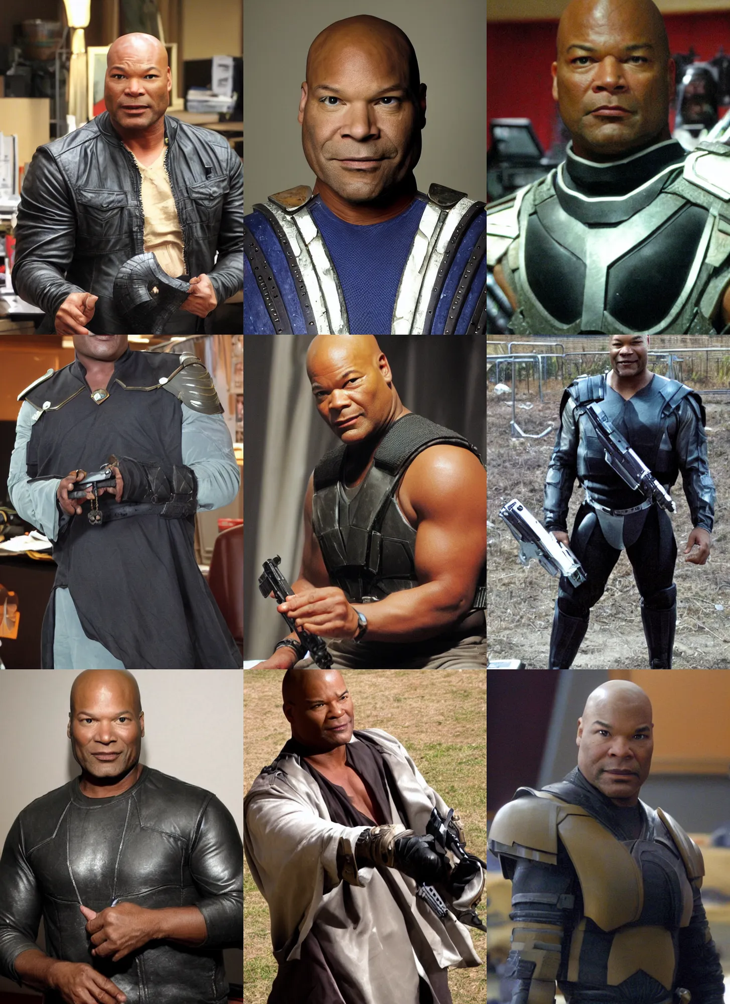 Prompt: christopher judge teal'c of stargate sg - 1