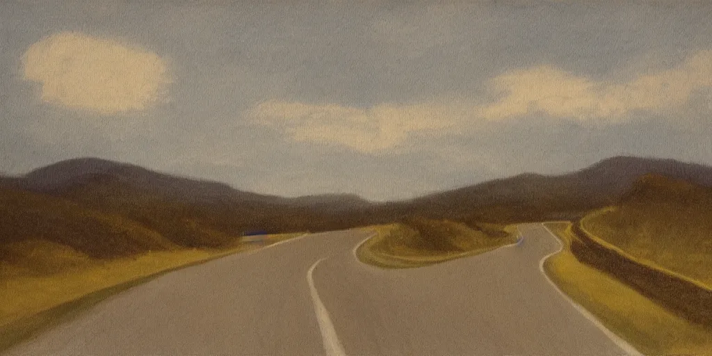 Image similar to the long and winding road at night by john christopher pratt,