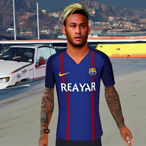 Image similar to neymar in gta v